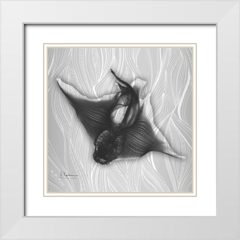Skate Vision 3 White Modern Wood Framed Art Print with Double Matting by Koetsier, Albert