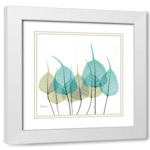 Bodhi Buddies White Modern Wood Framed Art Print with Double Matting by Koetsier, Albert