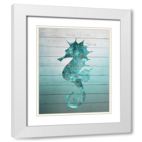 From the Sea 2 White Modern Wood Framed Art Print with Double Matting by Bailey, Ann