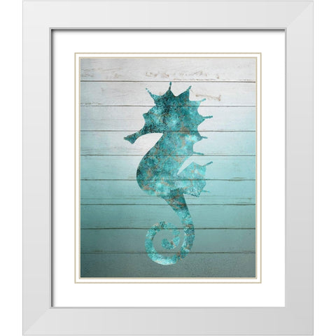 From the Sea 2 White Modern Wood Framed Art Print with Double Matting by Bailey, Ann