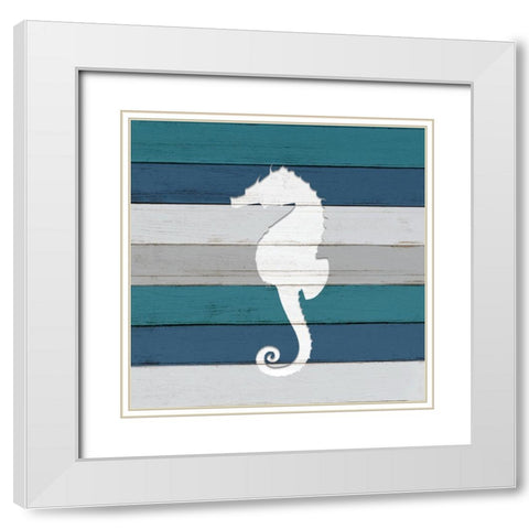 Planked 2 White Modern Wood Framed Art Print with Double Matting by Bailey, Ann