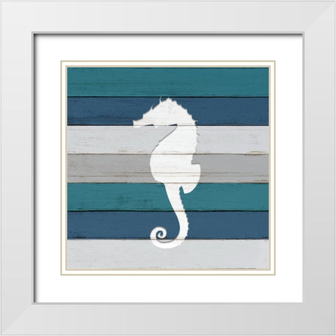 Planked 2 White Modern Wood Framed Art Print with Double Matting by Bailey, Ann
