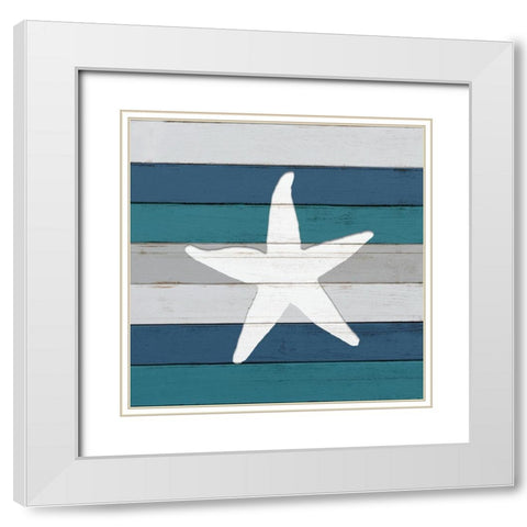 Planked 3 White Modern Wood Framed Art Print with Double Matting by Bailey, Ann