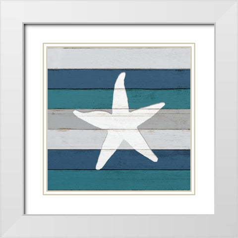 Planked 3 White Modern Wood Framed Art Print with Double Matting by Bailey, Ann