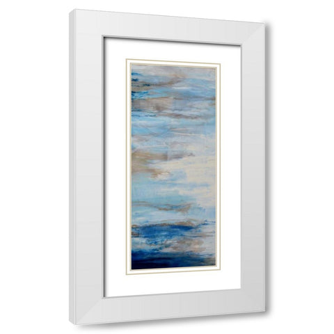 Heavenly 1 White Modern Wood Framed Art Print with Double Matting by Bilotta, Barbara