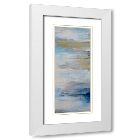 Heavenly 2 White Modern Wood Framed Art Print with Double Matting by Bilotta, Barbara