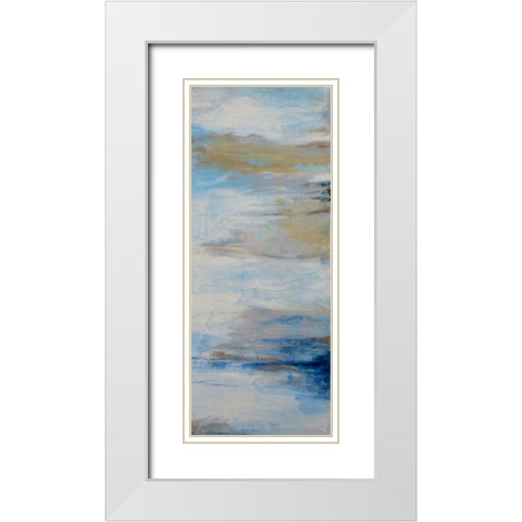 Heavenly 2 White Modern Wood Framed Art Print with Double Matting by Bilotta, Barbara