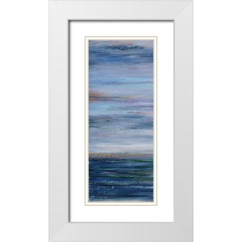 Looking Glass 1 White Modern Wood Framed Art Print with Double Matting by Bilotta, Barbara