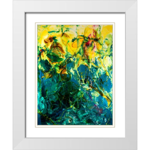 Poseidons Playground White Modern Wood Framed Art Print with Double Matting by Bilotta, Barbara