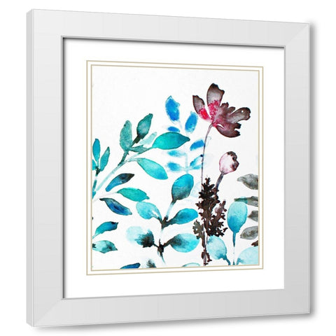 Sublime Simplicity 1 White Modern Wood Framed Art Print with Double Matting by Boho Hue Studio
