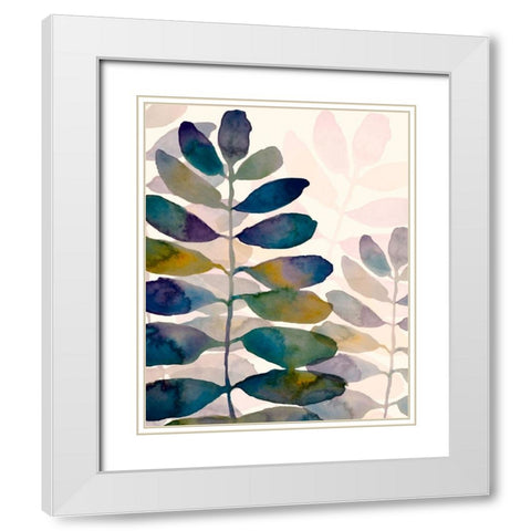 Natures Gift 1 White Modern Wood Framed Art Print with Double Matting by Boho Hue Studio