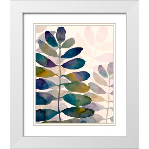 Natures Gift 1 White Modern Wood Framed Art Print with Double Matting by Boho Hue Studio