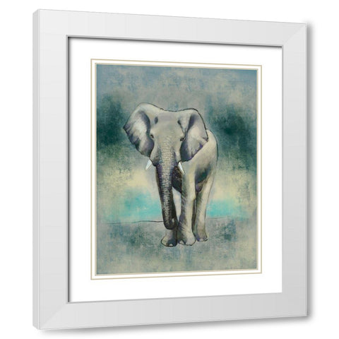 Wild Strong 2 White Modern Wood Framed Art Print with Double Matting by Boho Hue Studio