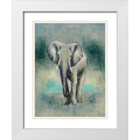Wild Strong 2 White Modern Wood Framed Art Print with Double Matting by Boho Hue Studio