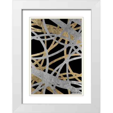 Traditional Radius 2 White Modern Wood Framed Art Print with Double Matting by Brown, Denise