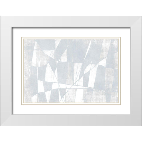 Mayhem White Modern Wood Framed Art Print with Double Matting by Brown, Denise