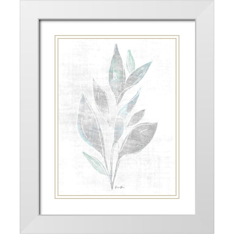 Watercolor Study 2 White Modern Wood Framed Art Print with Double Matting by Brown, Denise