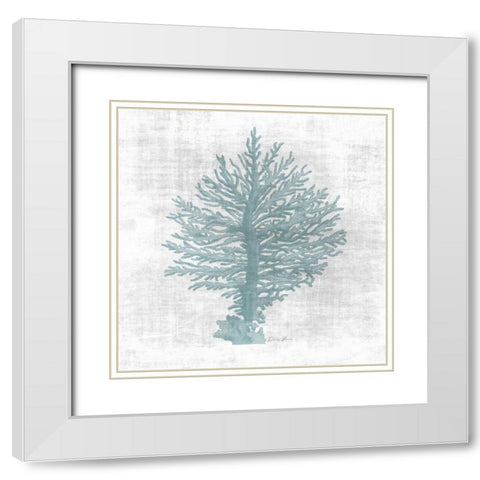 Sea Life 2 v2 White Modern Wood Framed Art Print with Double Matting by Brown, Denise