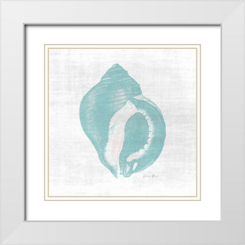 Coastal Waters 1 V3 White Modern Wood Framed Art Print with Double Matting by Brown, Denise