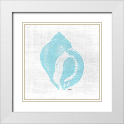 Coastal Waters 1 V2 White Modern Wood Framed Art Print with Double Matting by Brown, Denise
