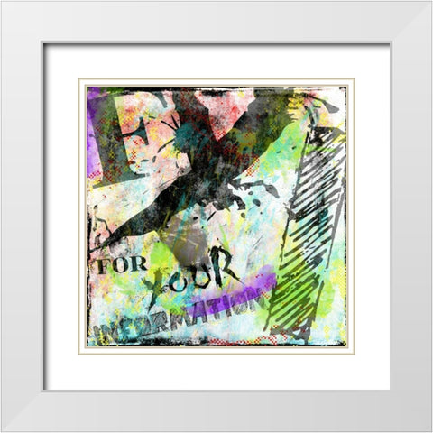 FYI White Modern Wood Framed Art Print with Double Matting by Rodriquez Jr, Enrique