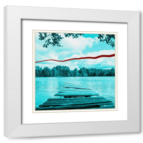 Surgical Summer Four White Modern Wood Framed Art Print with Double Matting by Rodriquez Jr, Enrique