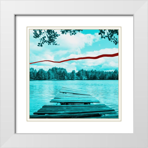 Surgical Summer Four White Modern Wood Framed Art Print with Double Matting by Rodriquez Jr, Enrique