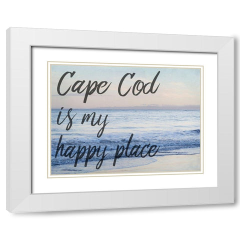Cape Happiness White Modern Wood Framed Art Print with Double Matting by Urquhart, Elizabeth