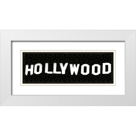 Hollywood Horizon White Modern Wood Framed Art Print with Double Matting by Gibbons, Lauren