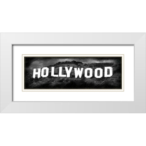 Hollywood Hill White Modern Wood Framed Art Print with Double Matting by Gibbons, Lauren