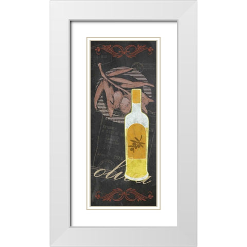 Olive Oil B White Modern Wood Framed Art Print with Double Matting by Gibbons, Lauren