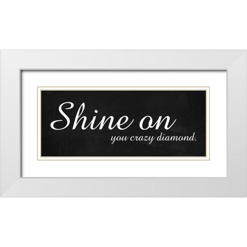 Shine On White Modern Wood Framed Art Print with Double Matting by Gibbons, Lauren