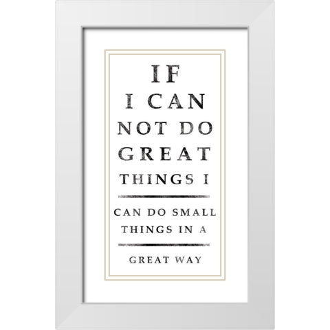 Industrial Great White Modern Wood Framed Art Print with Double Matting by Gibbons, Lauren