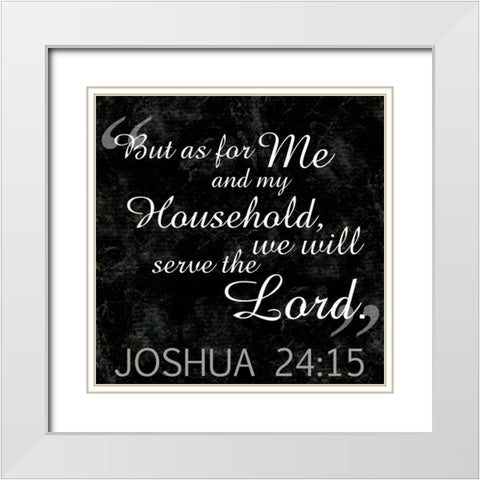 Household Religious BW4 White Modern Wood Framed Art Print with Double Matting by Gibbons, Lauren