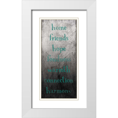 TYPE White Modern Wood Framed Art Print with Double Matting by Grey, Jace