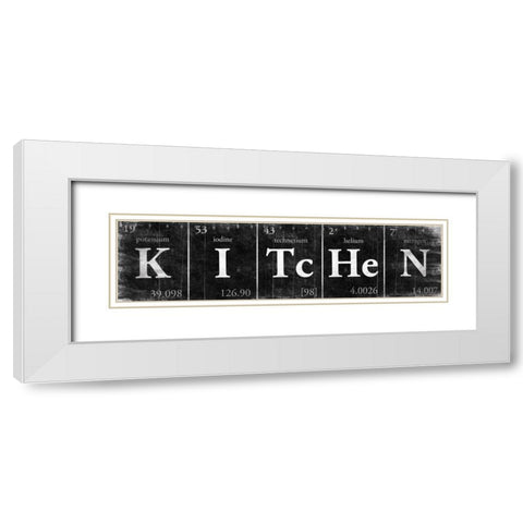 KITcHeN White Modern Wood Framed Art Print with Double Matting by Grey, Jace