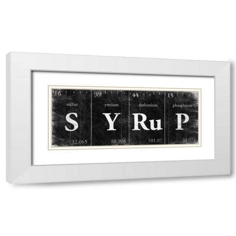 SYRuP White Modern Wood Framed Art Print with Double Matting by Grey, Jace