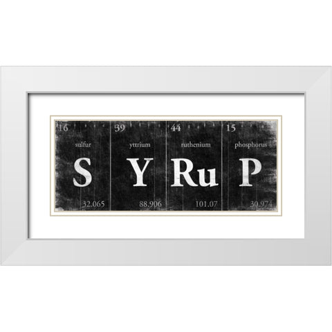 SYRuP White Modern Wood Framed Art Print with Double Matting by Grey, Jace