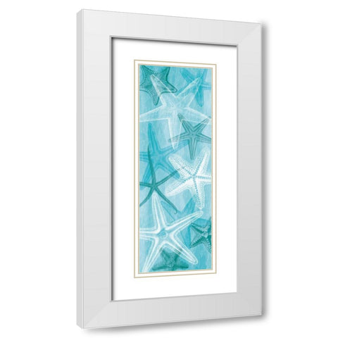 Look Through The Sea Of Stars White Modern Wood Framed Art Print with Double Matting by Grey, Jace
