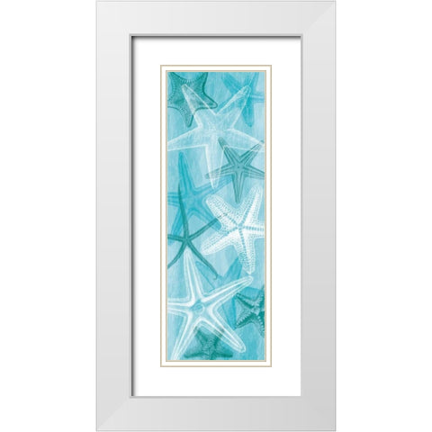 Look Through The Sea Of Stars White Modern Wood Framed Art Print with Double Matting by Grey, Jace