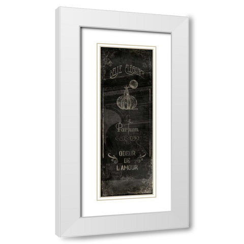 Belle Elegance Black White Modern Wood Framed Art Print with Double Matting by Grey, Jace