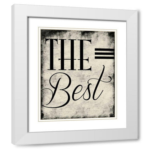 The Best White Modern Wood Framed Art Print with Double Matting by Grey, Jace