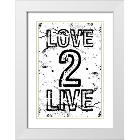 L2L White Modern Wood Framed Art Print with Double Matting by Grey, Jace