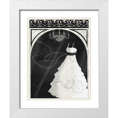 Dress N Window White Modern Wood Framed Art Print with Double Matting by Grey, Jace
