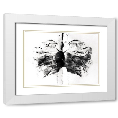 Vision White Modern Wood Framed Art Print with Double Matting by Grey, Jace