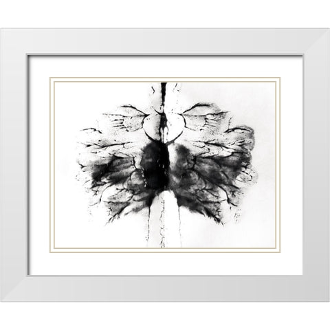 Vision White Modern Wood Framed Art Print with Double Matting by Grey, Jace