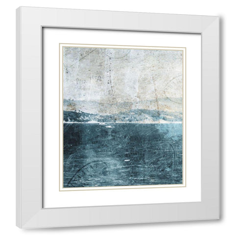 Sea Life White Modern Wood Framed Art Print with Double Matting by Grey, Jace