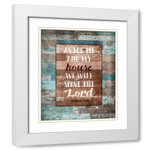 Serve White Modern Wood Framed Art Print with Double Matting by Grey, Jace