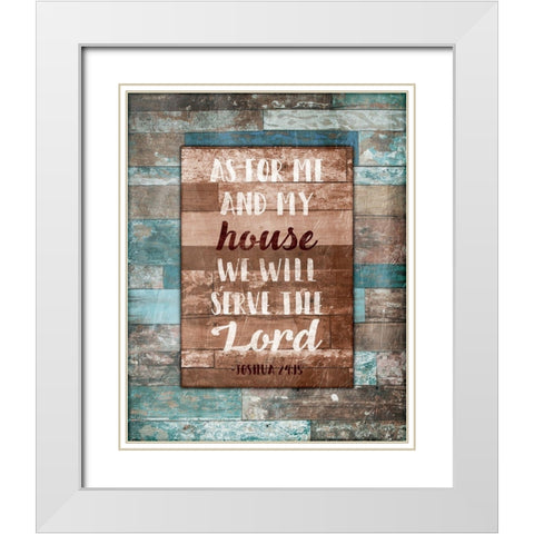 Serve White Modern Wood Framed Art Print with Double Matting by Grey, Jace