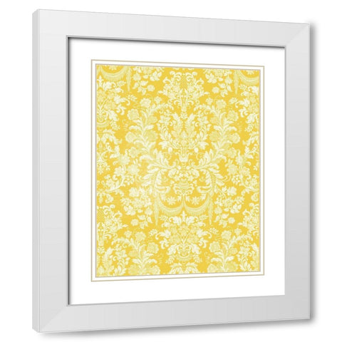 Sunny Wall White Modern Wood Framed Art Print with Double Matting by Grey, Jace